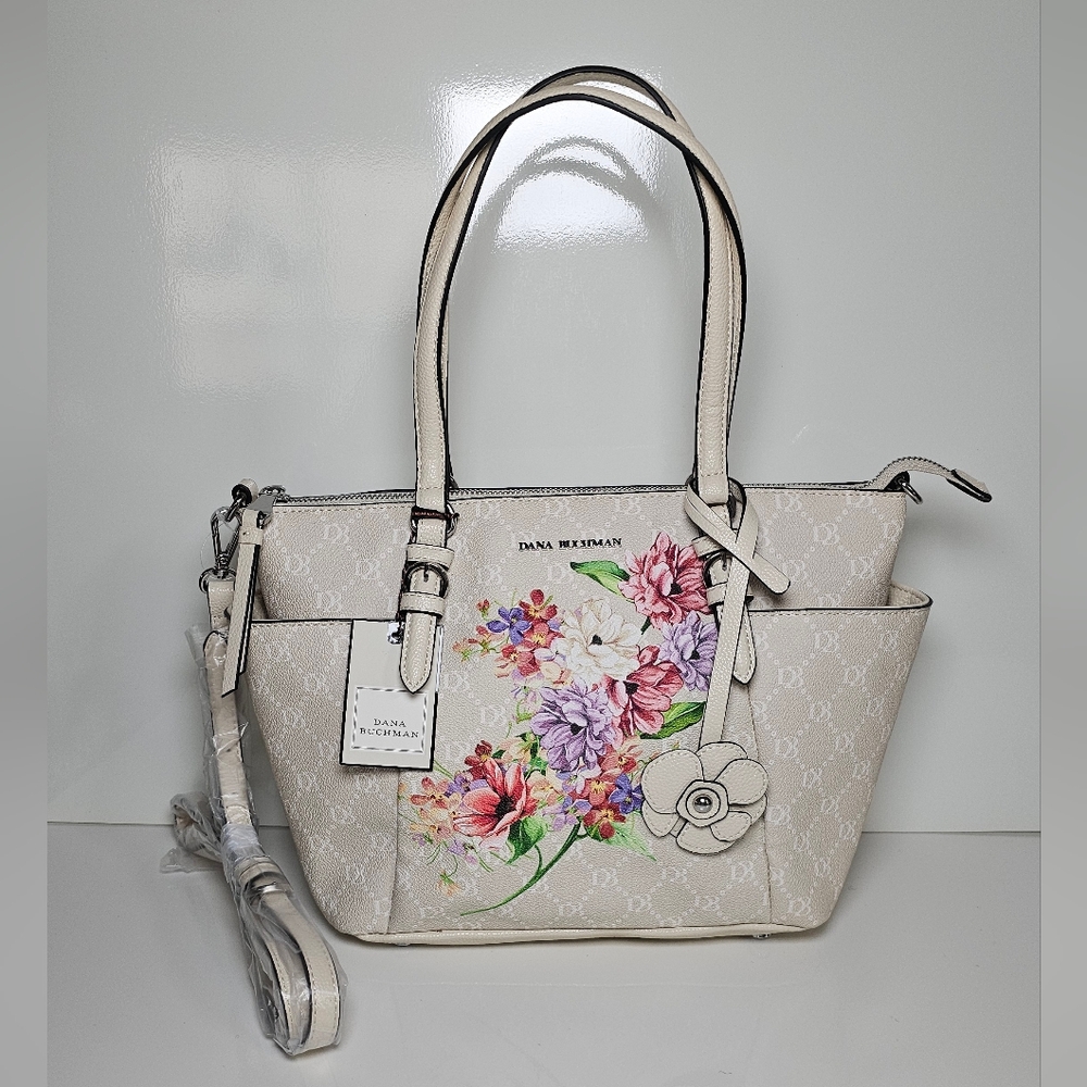 Dana Buchman Floral Handbag Crossbody Bag NWT